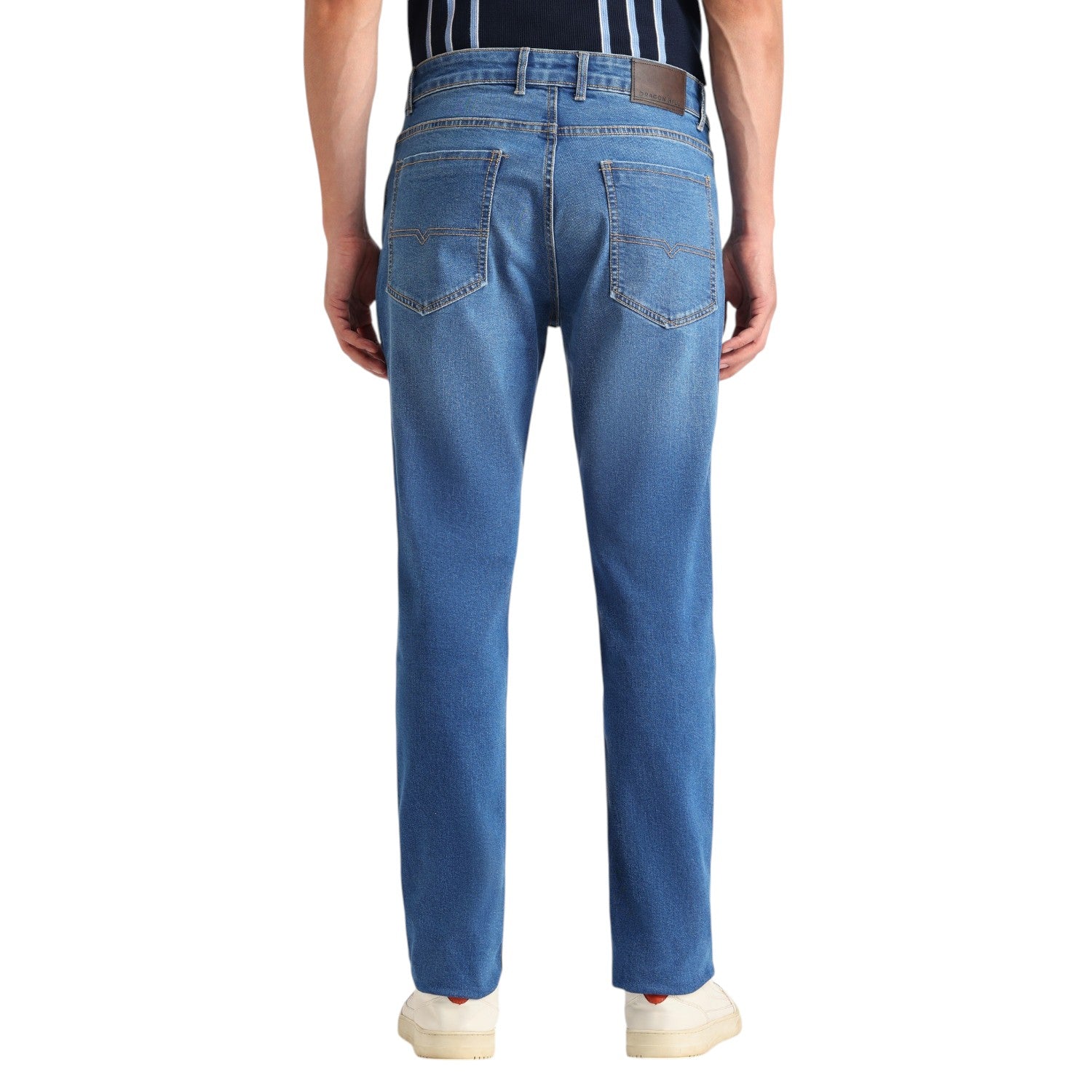 BLUE SNOW SLIM TAPERED DENIM