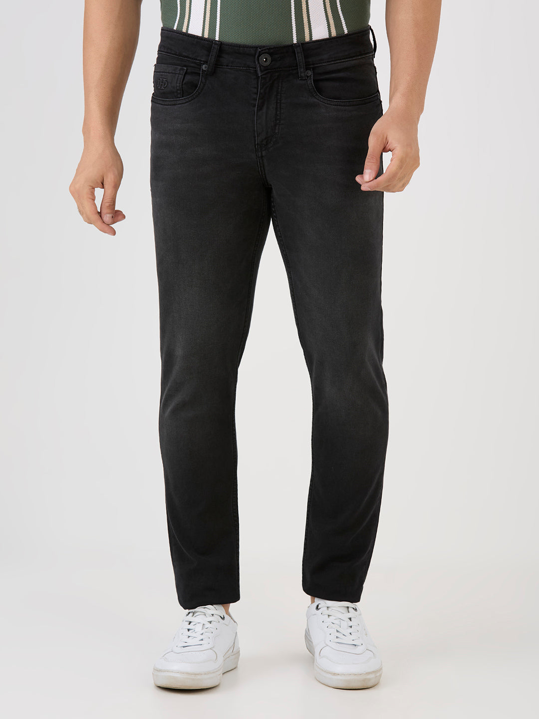 Coal Slim Tapered Stretch Denim