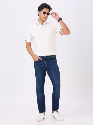 Blue Lagoon Slim Tapered Stretch Denim