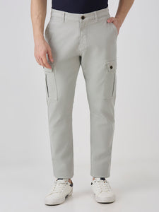 Stone Wash Slim Tapered Stretch Denim