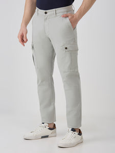 Stone Wash Slim Tapered Stretch Denim