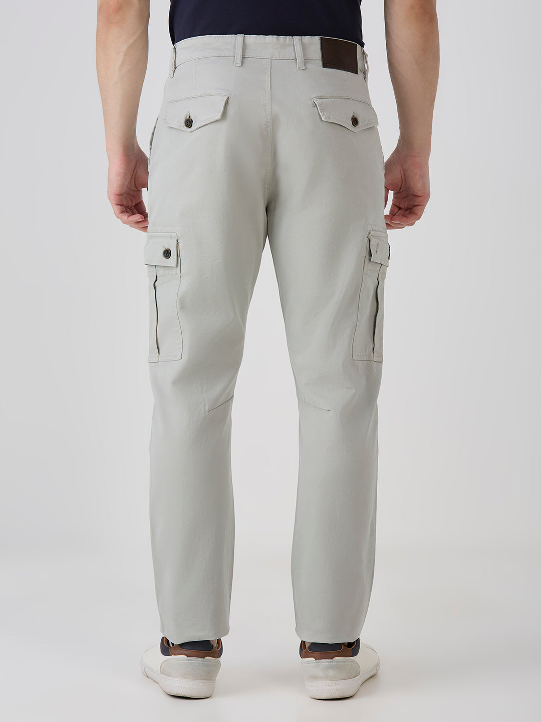 Stone Wash Slim Tapered Stretch Denim