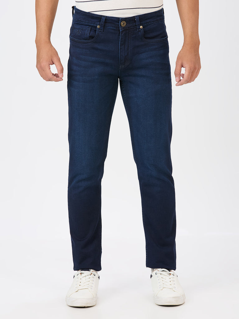 Deep Indigo Slim Tapered Stretch Denim