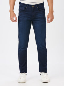 Deep Indigo Slim Tapered Stretch Denim