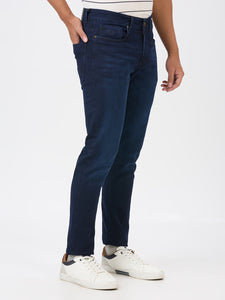 Deep Indigo Slim Tapered Stretch Denim