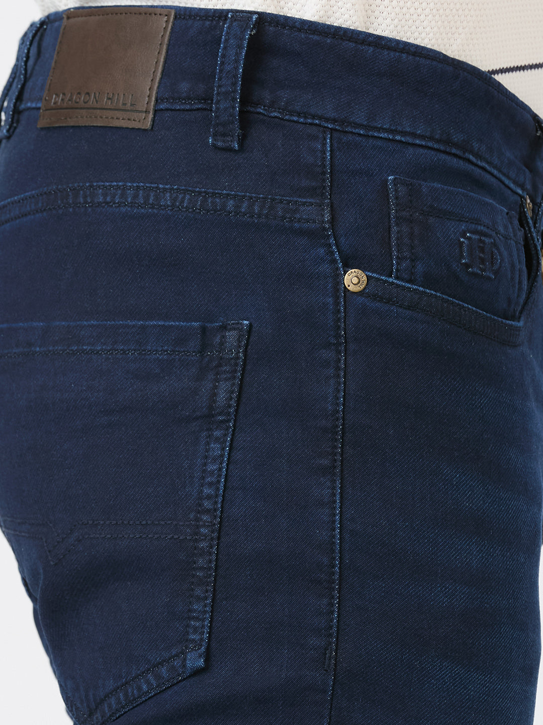 Deep Indigo Slim Tapered Stretch Denim