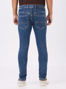 Stone Wash Ankle Length Stretch Denim