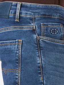 Stone Wash Ankle Length Stretch Denim