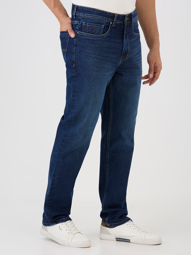 Blue Lagoon Straight Fit Stretch Denim