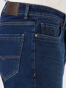 Blue Lagoon Straight Fit Stretch Denim