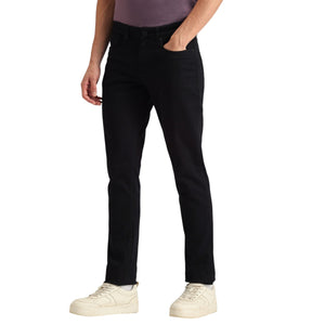 JET BLACK SLIM TAPERED DENIM