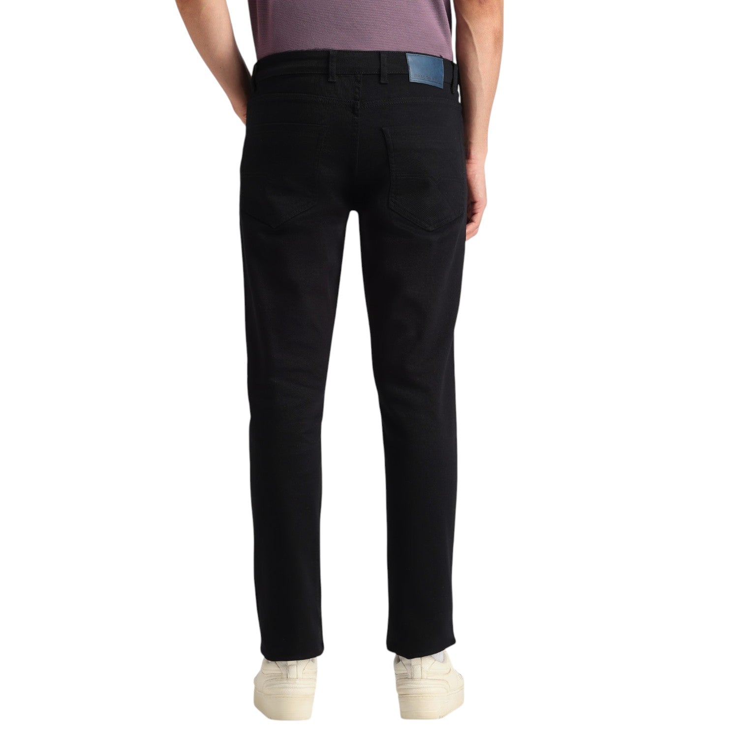 JET BLACK SLIM TAPERED DENIM