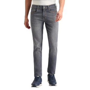 Stone Grey Slim Tapered Denim