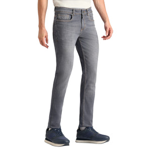 Stone Grey Slim Tapered Denim