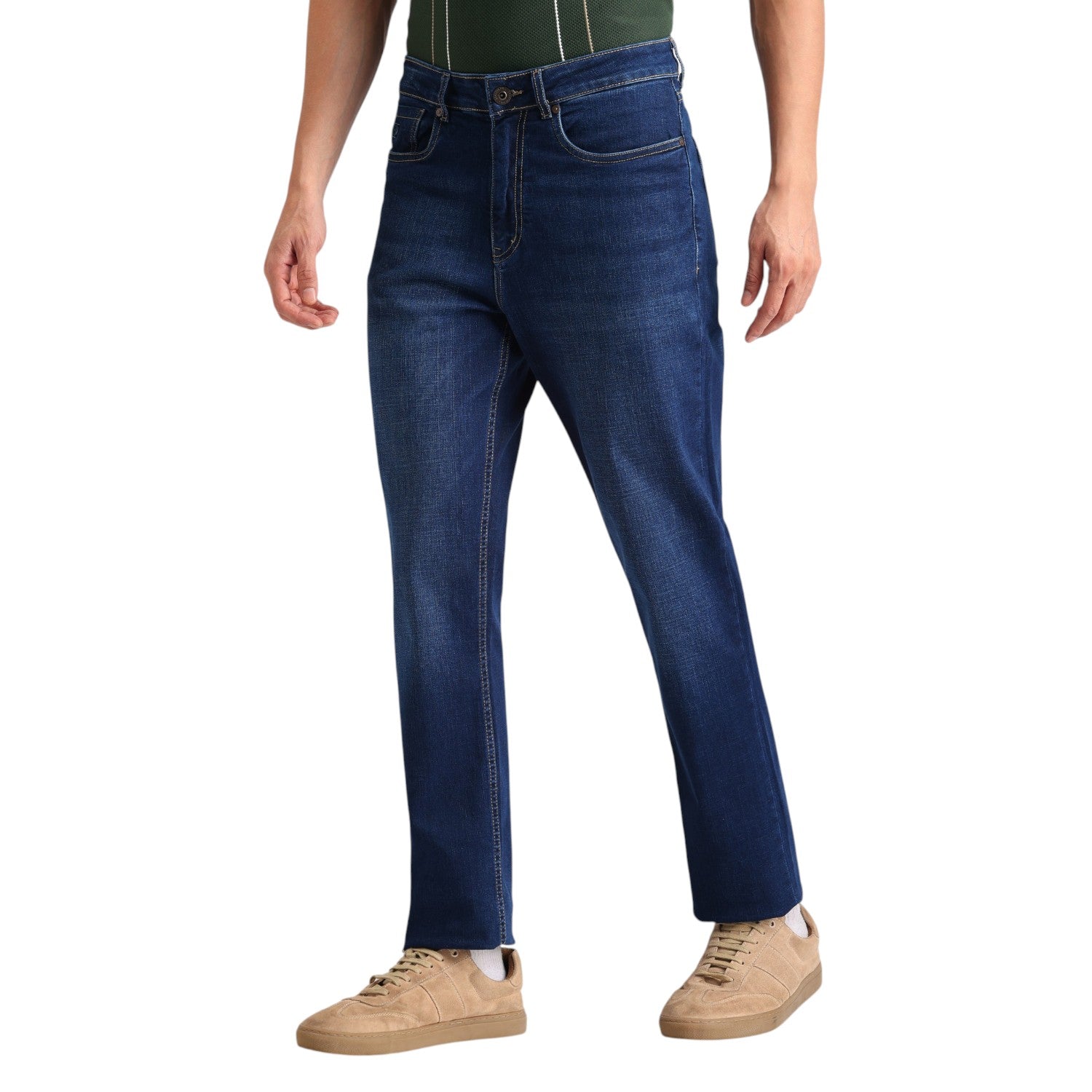 Ink Indigo Slim Straight Denim