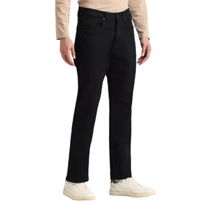 Jet Black Slim Straight Denim