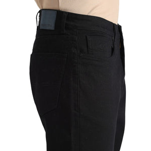 Jet Black Slim Straight Denim
