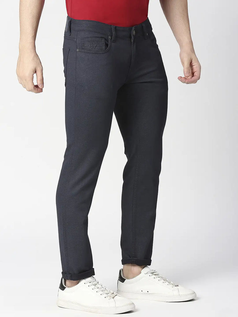 Navy Slim Tapered Stretch Denim