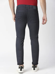Navy Slim Tapered Stretch Denim