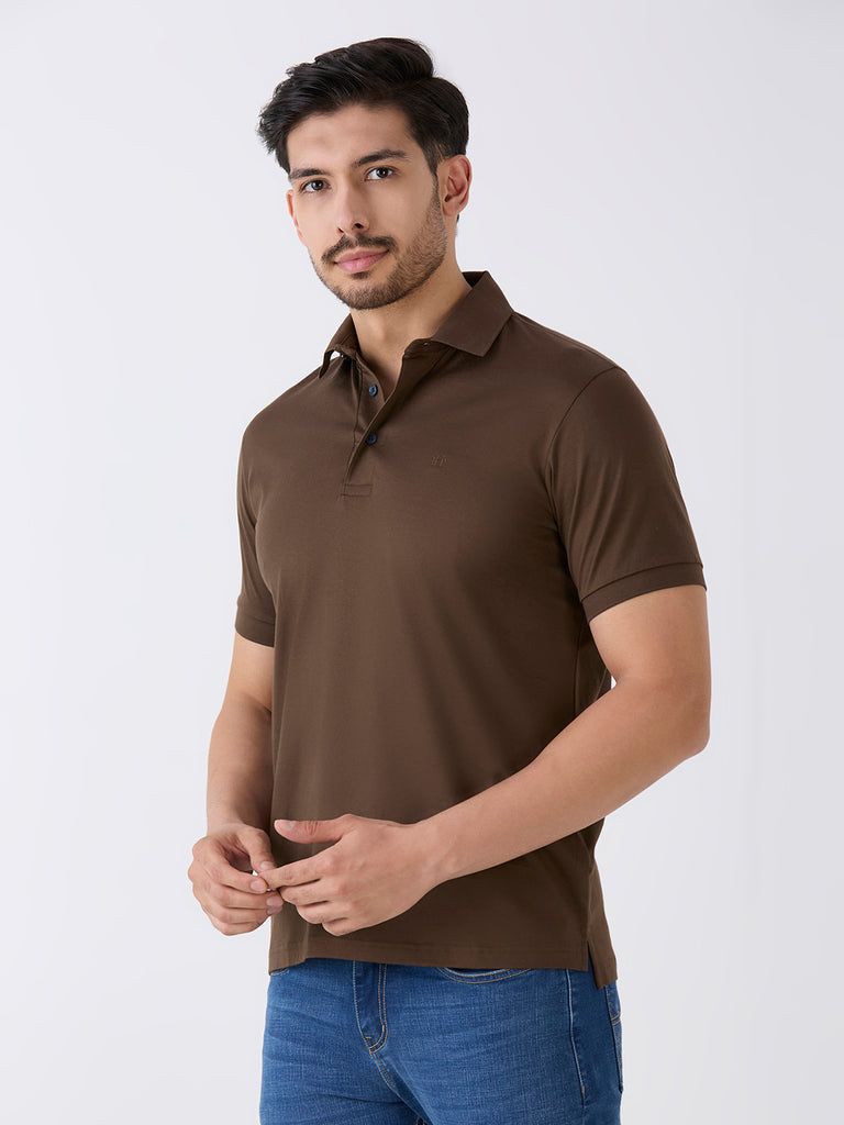 Chocco Mercerised Solid Polo
