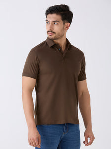 Chocco Mercerised Solid Polo