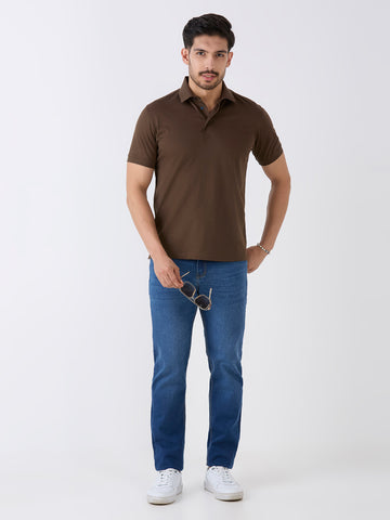 Chocco Mercerised Solid Polo