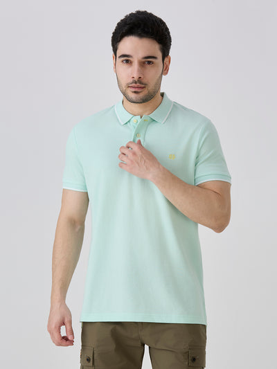 Fresh Mint Premium Cotton Pique Polo