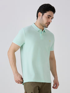 Fresh Mint Premium Cotton Pique Polo