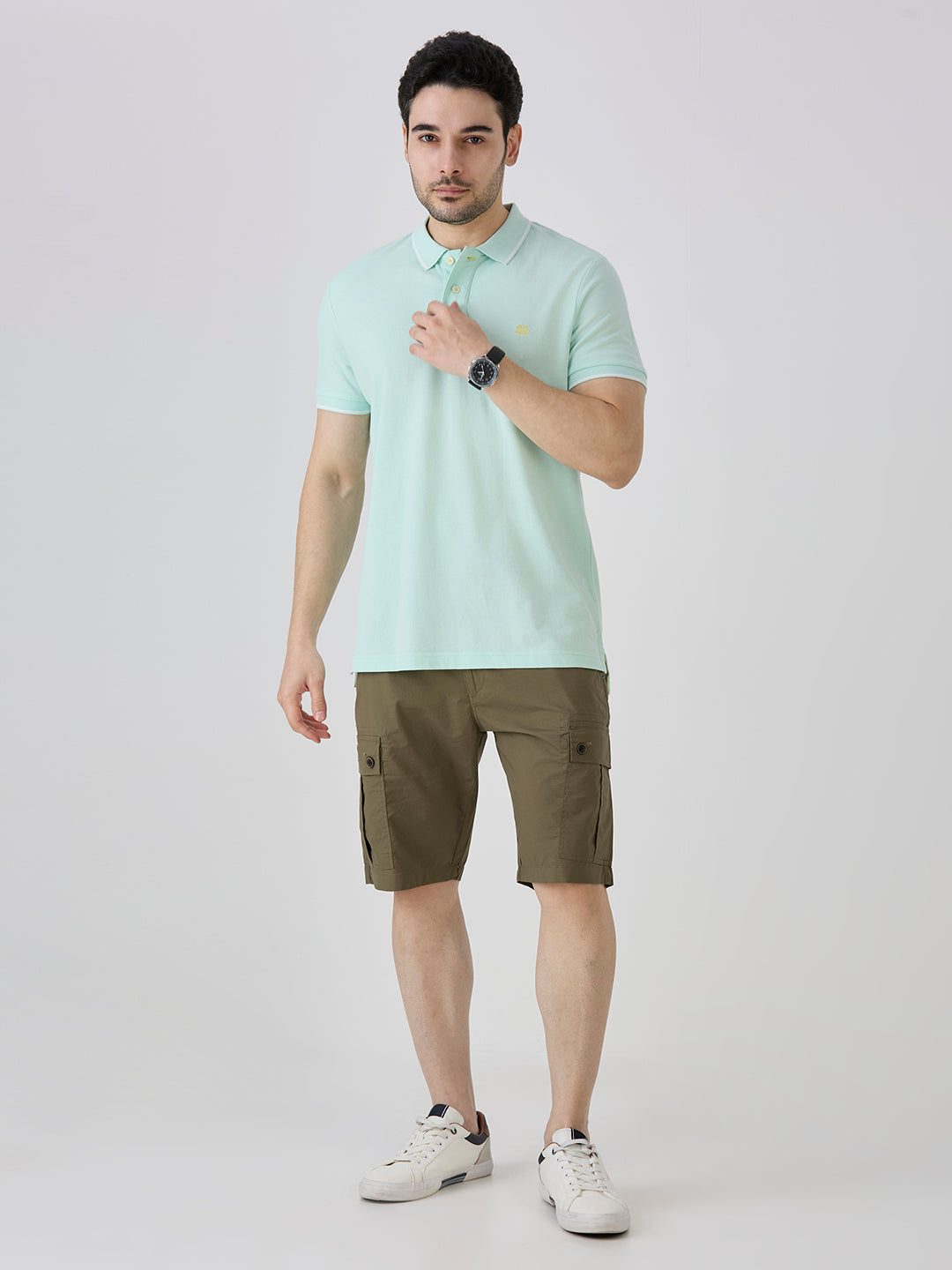 Fresh Mint Premium Cotton Pique Polo