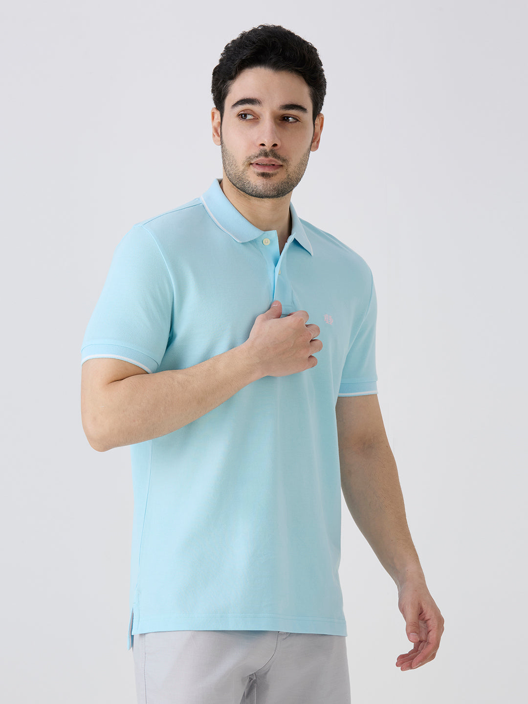 Aqua Premium Cotton Pique Polo