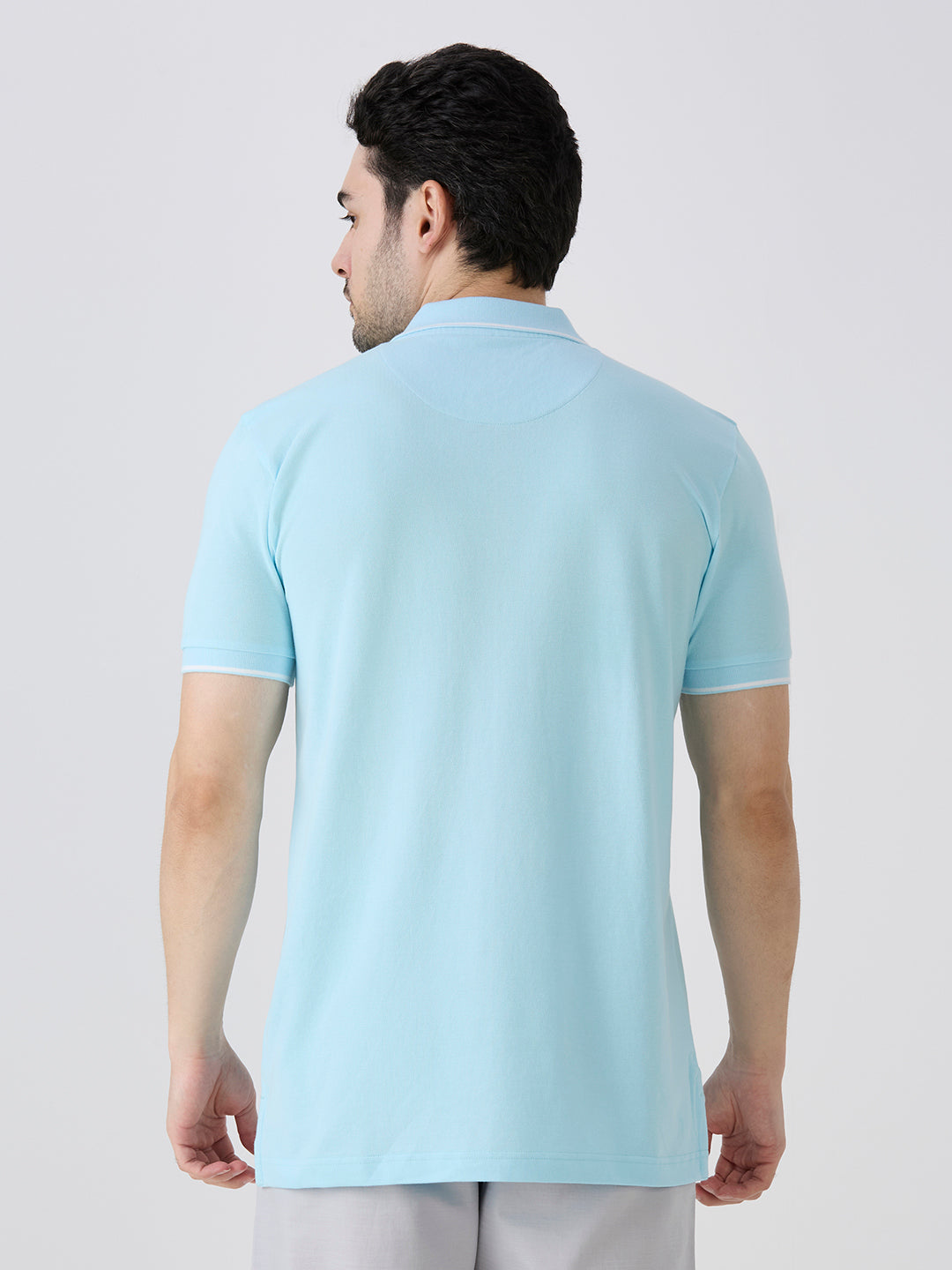 Aqua Premium Cotton Pique Polo