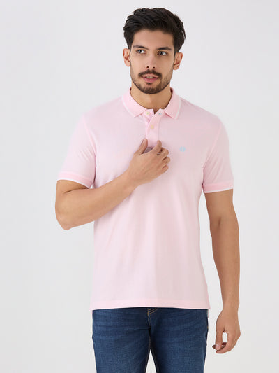 Pink Premium Cotton Pique Polo