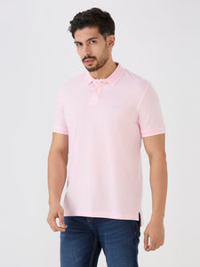 Pink Premium Cotton Pique Polo
