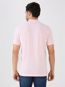 Pink Premium Cotton Pique Polo
