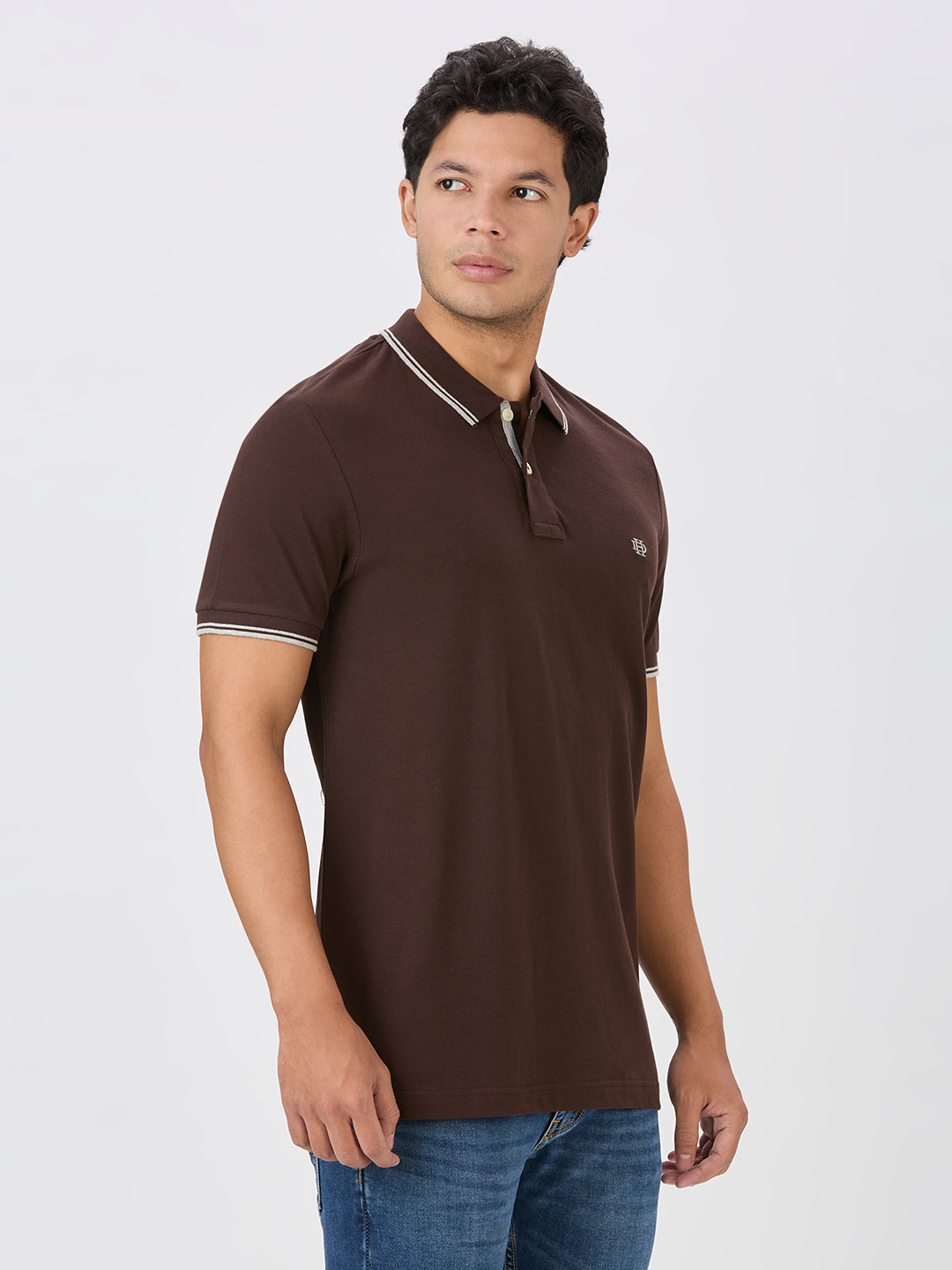 Black Coffee Premium Cotton Pique Polo