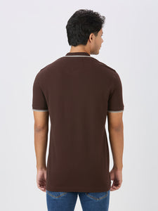 Black Coffee Premium Cotton Pique Polo