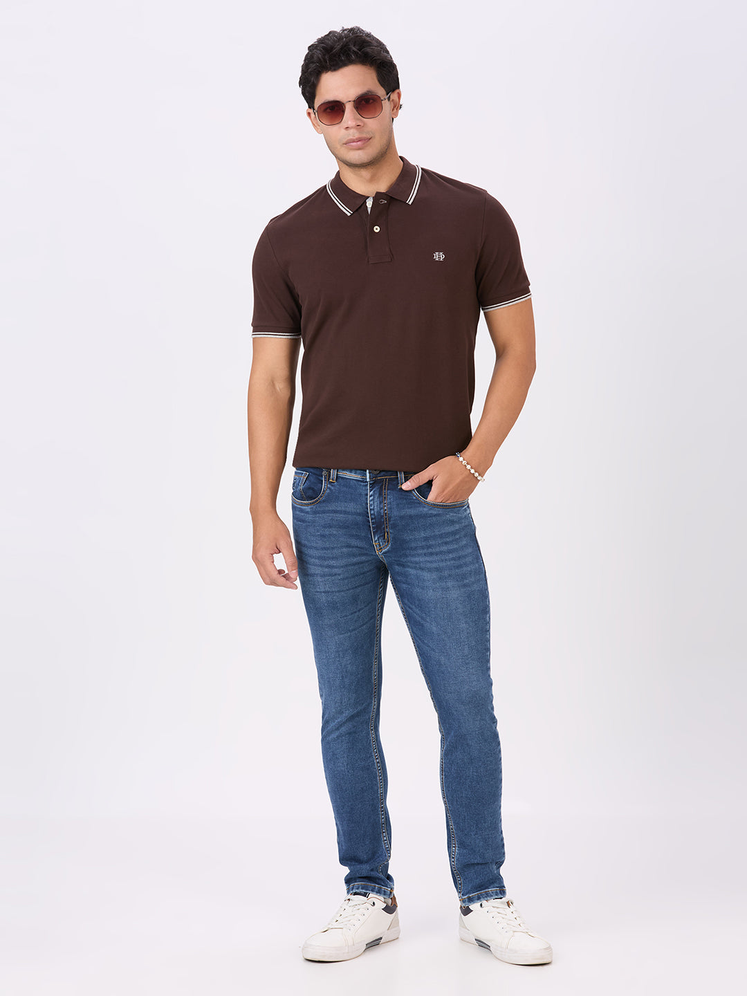 Black Coffee Premium Cotton Pique Polo