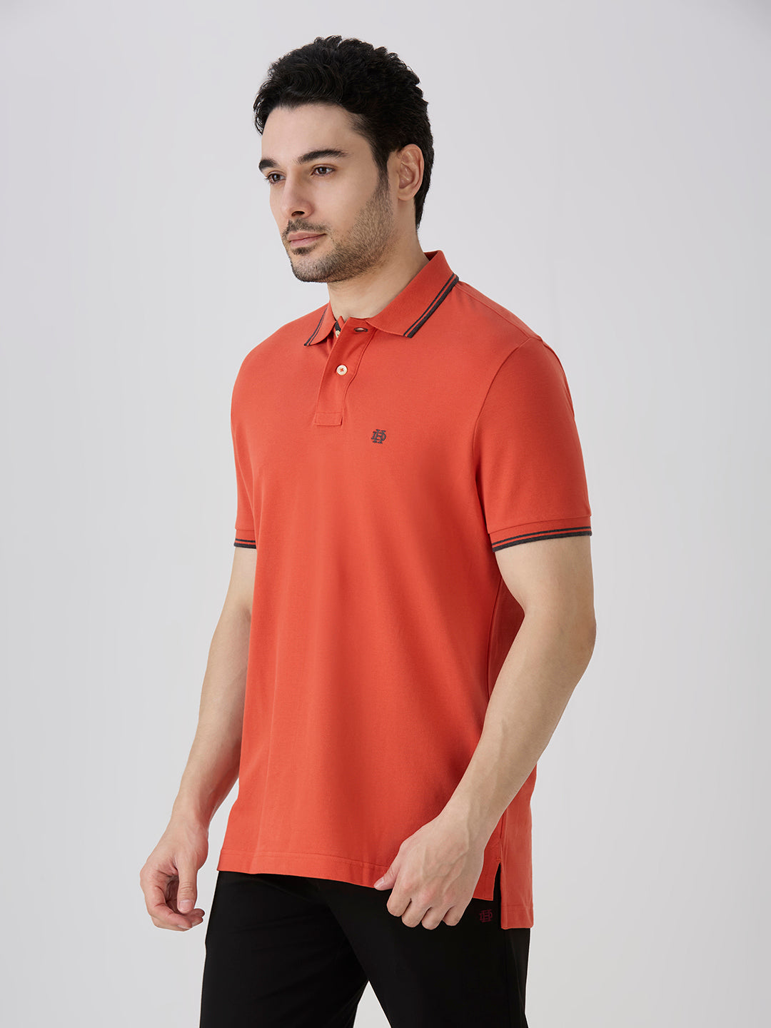 Rust Premium Cotton Pique Polo