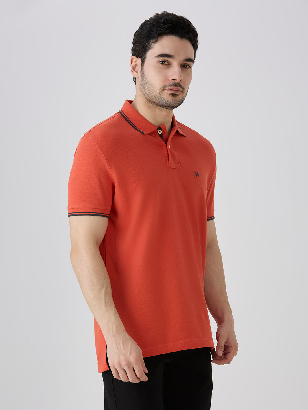 Rust Premium Cotton Pique Polo
