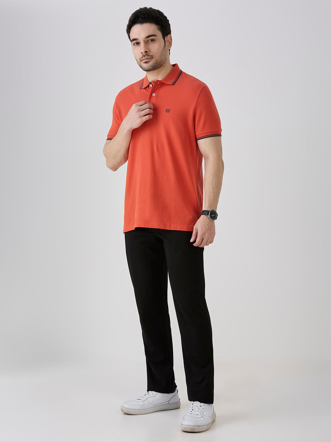 Rust Premium Cotton Pique Polo