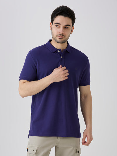Ultra Violet Premium Cotton Pique Polo