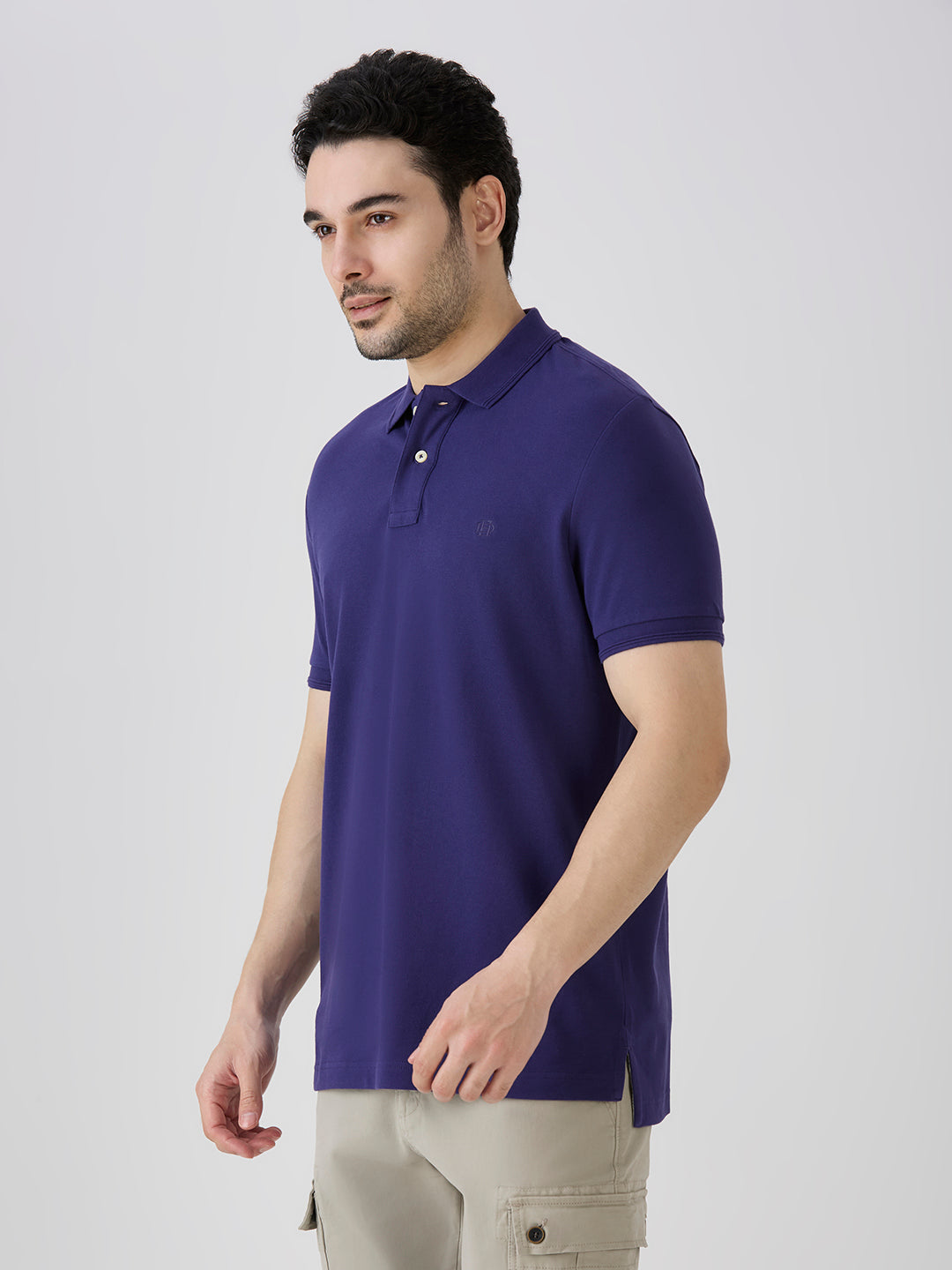 Ultra Violet Premium Cotton Pique Polo