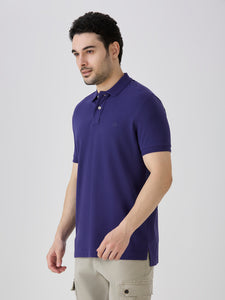 Ultra Violet Premium Cotton Pique Polo