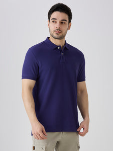 Ultra Violet Premium Cotton Pique Polo