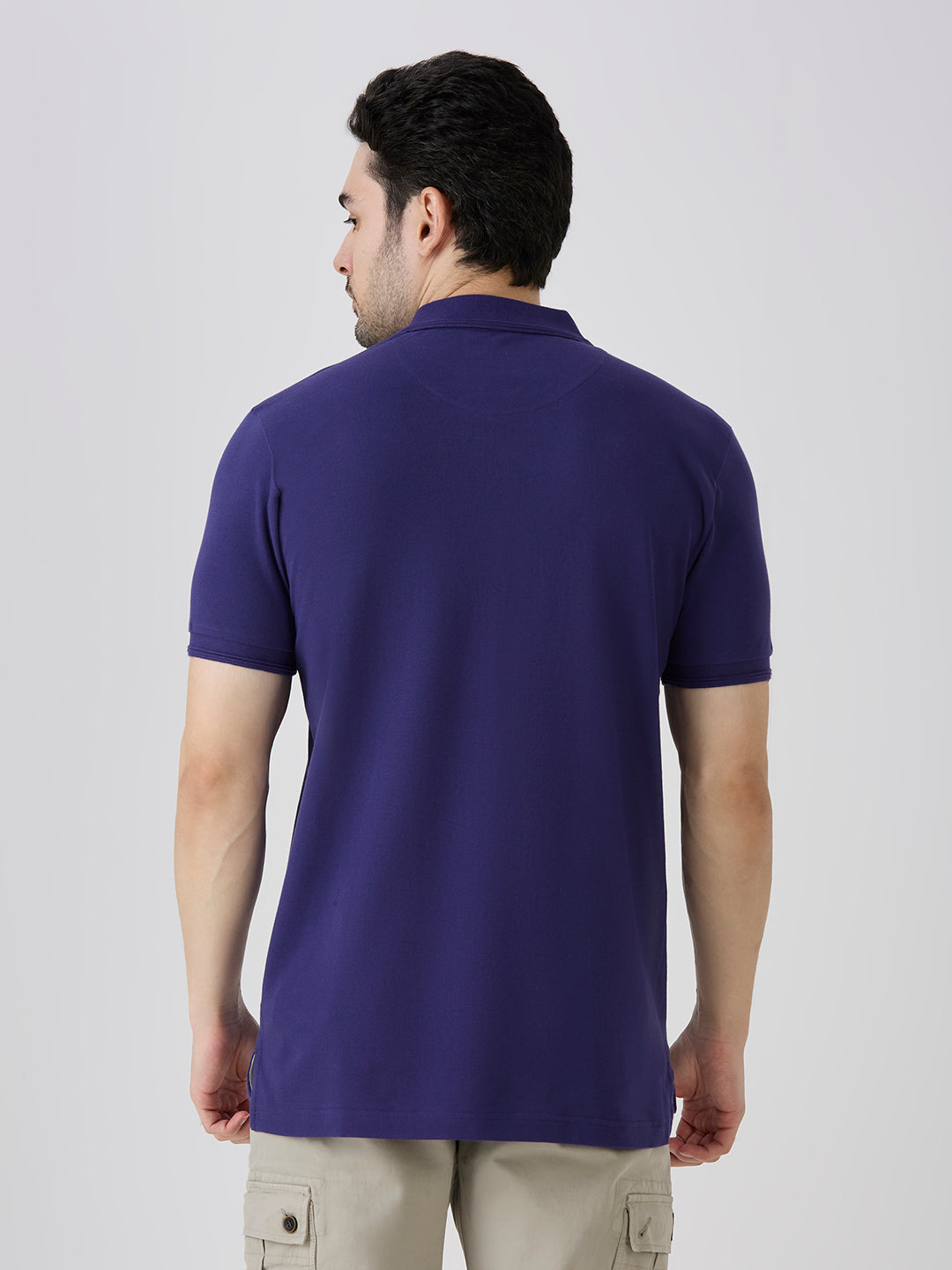 Ultra Violet Premium Cotton Pique Polo