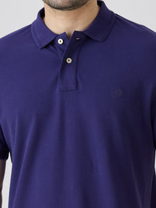 Ultra Violet Premium Cotton Pique Polo