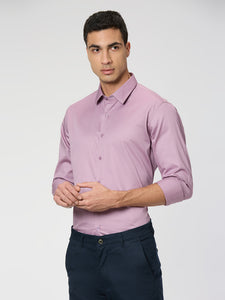 Onion Slim Fit Premium Cotton Satin Solid Shirt