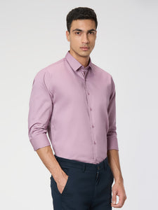 Onion Slim Fit Premium Cotton Satin Solid Shirt