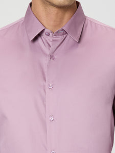 Onion Slim Fit Premium Cotton Satin Solid Shirt