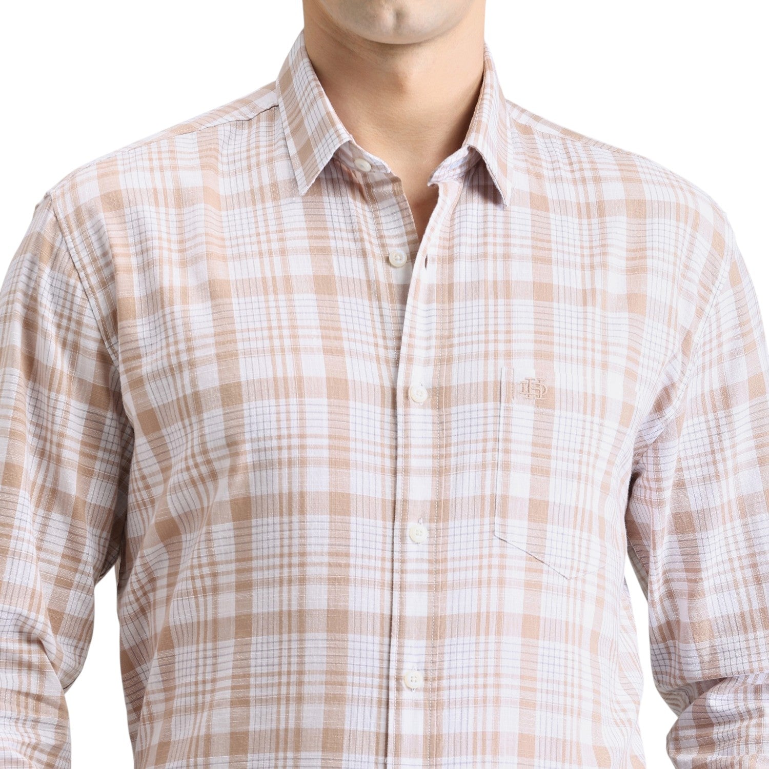 Butter Scotch Premium Cotton Slim Fit Checks Shirt